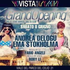 Disco Vista Club Roma Apertura 2013