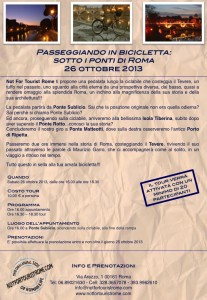 Pedalando sotto i ponti di roma 26 ottobre 2013